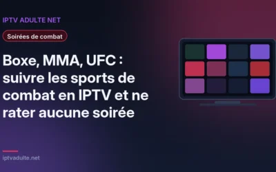Boxe, MMA, UFC : suivre les sports de combat en IPTV et ne rater aucune soirée